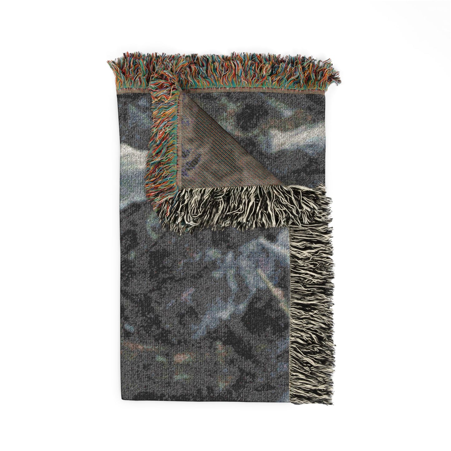 Lone Wolf - Woven Tapestry Blanket