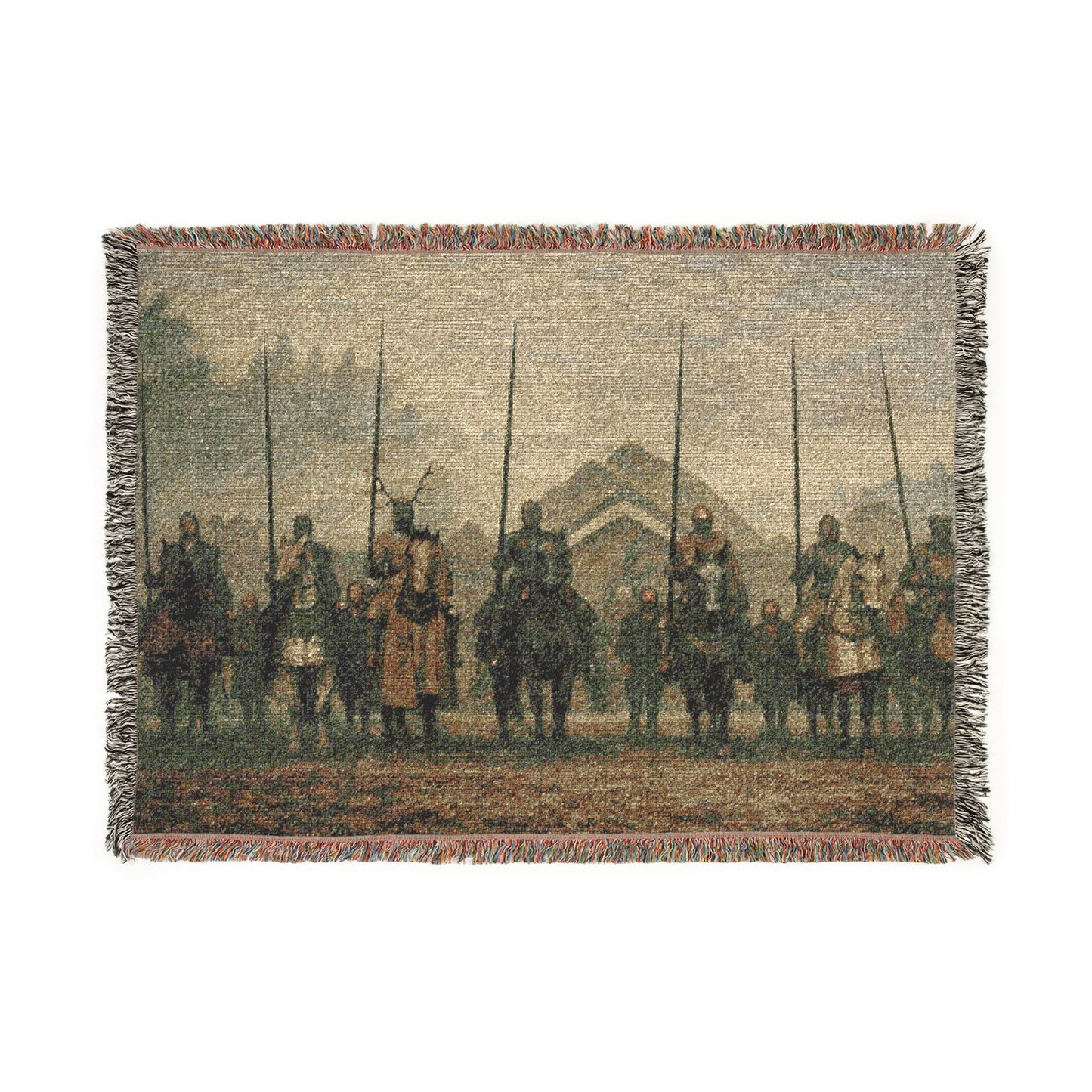 Seven - Woven Tapestry Blanket