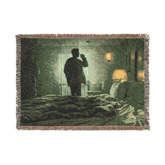 Crossroads Motel - Woven Tapestry Blanket